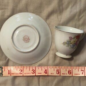 Vintage 'Occupied Japan' porcelain saucer & teacup